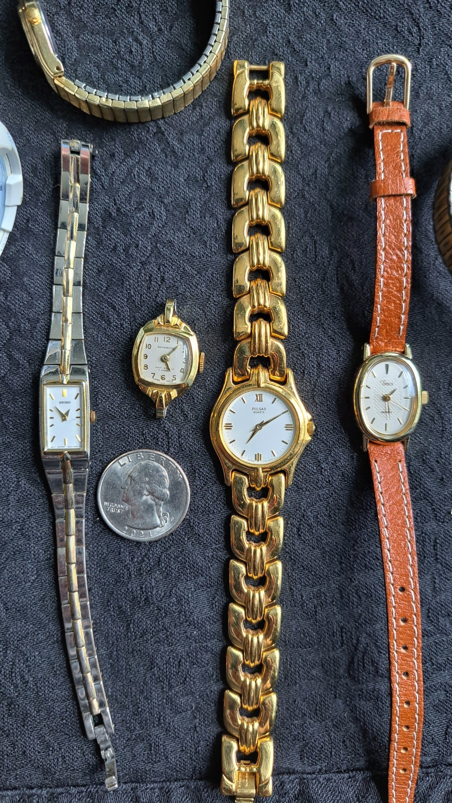 Watch Lot 8 – Citizen Seiko Casio Baby-G Timex Indiglo Barrington Pulsar Womens