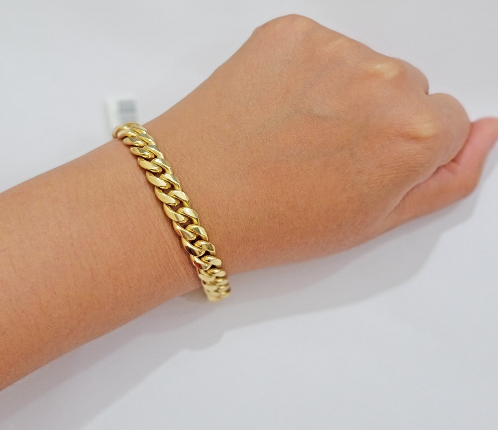 REAL 10k Gold Miami Cuban Bracelet 8″ 8.5mm 10 kt Yellow Gold Strong SOLID Links