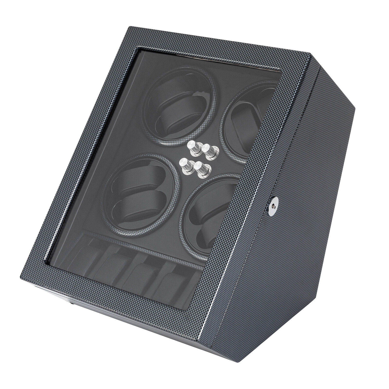 Black Watch Winder [Newly Upgraded] Soft Flexible Watch Pillows Automatic Watch