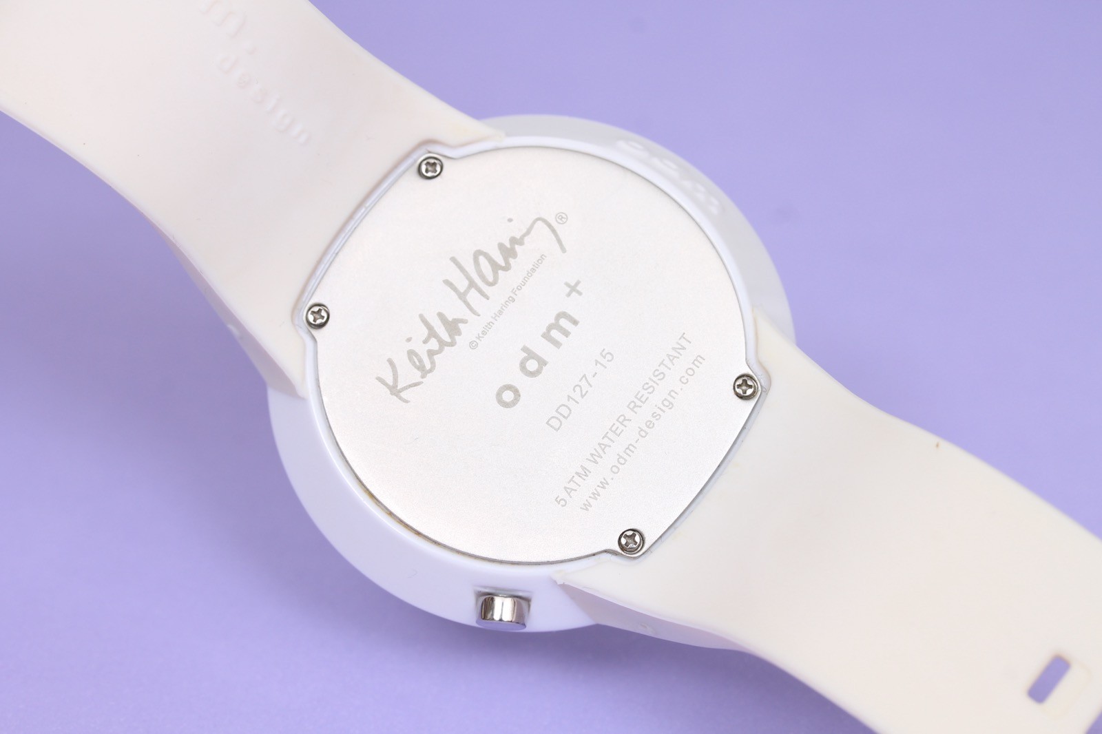 Keith Haring x ODM Design White Unisex Wrist Watch [DD127-15]