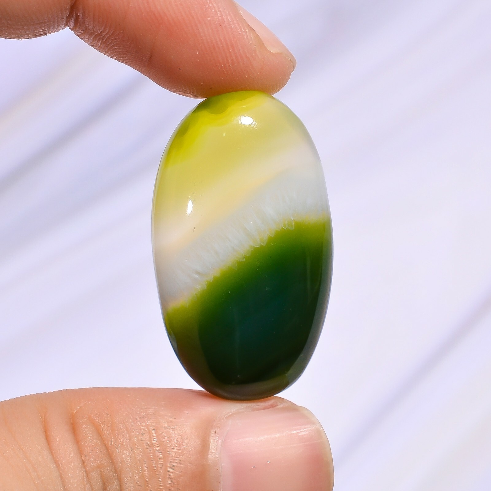 40 Carats Black Botswana Agate Gemstone