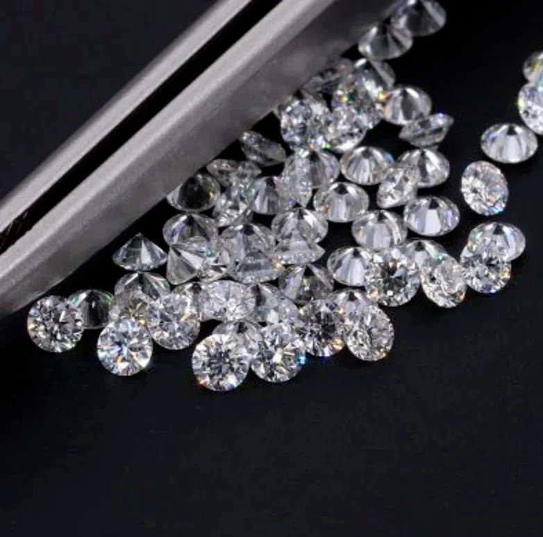 Natural Cambodian 6 mm 250 Pcs White Zircon AGL Certified Loose Gemstone Lot