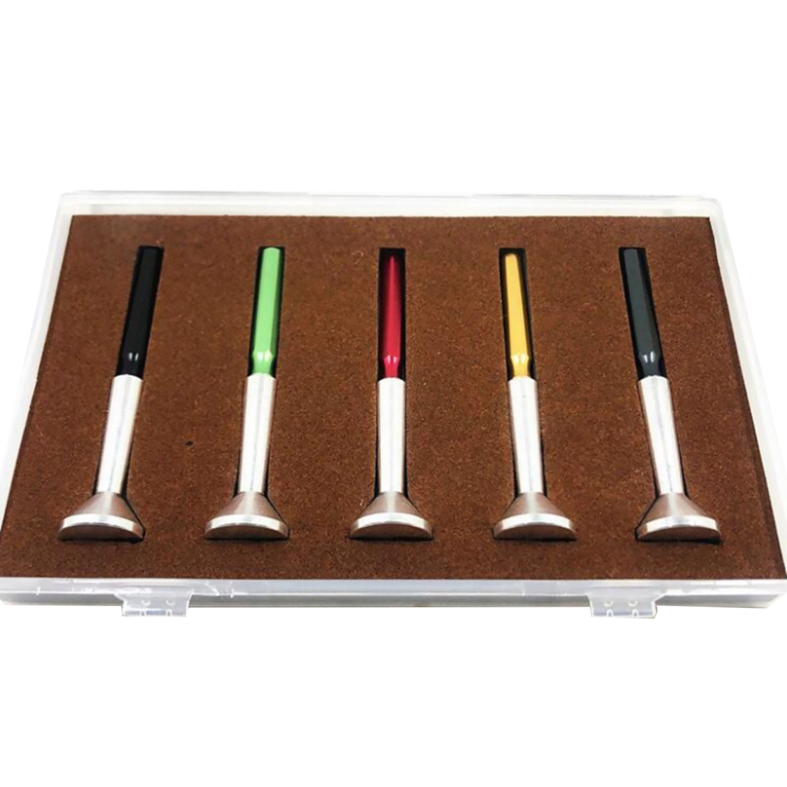 5 IN 1 Professional Oiler Pen Needle Metal Tip With Dust Cap Watch Repair Tool