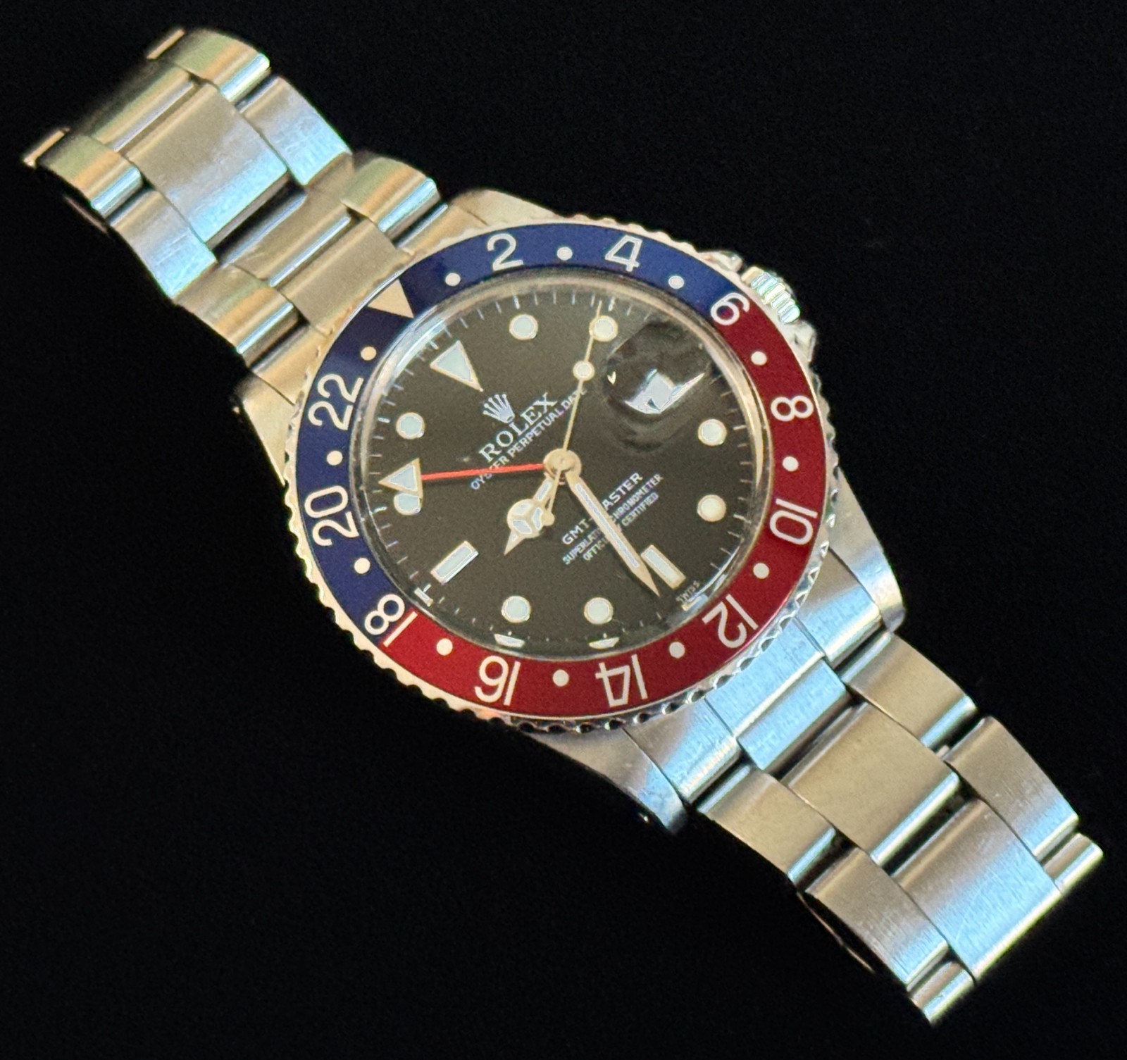 Rolex GMT-Master Pepsi 16750 SS Oyster w/ Box Cal 3075 US Seller No Tariffs