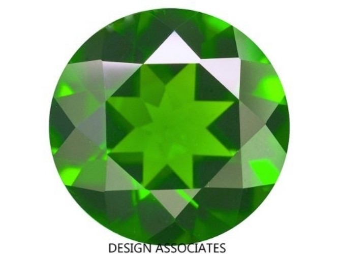 CHROME DIOPSIDE 2.75 MM ROUND CUT OUTSTANDING GREEN COLOR ALL NATURAL