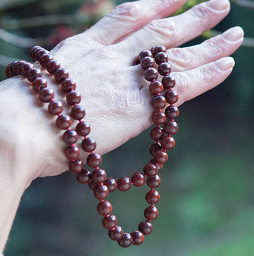 Gemisphere Poppy Jasper Necklace, Quality 3, 8mm, 30 in.