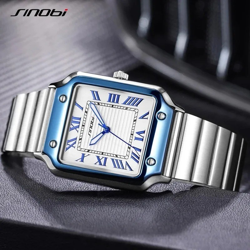 SINOBI Casual Design Men’s Quartz Watches Santos De Style