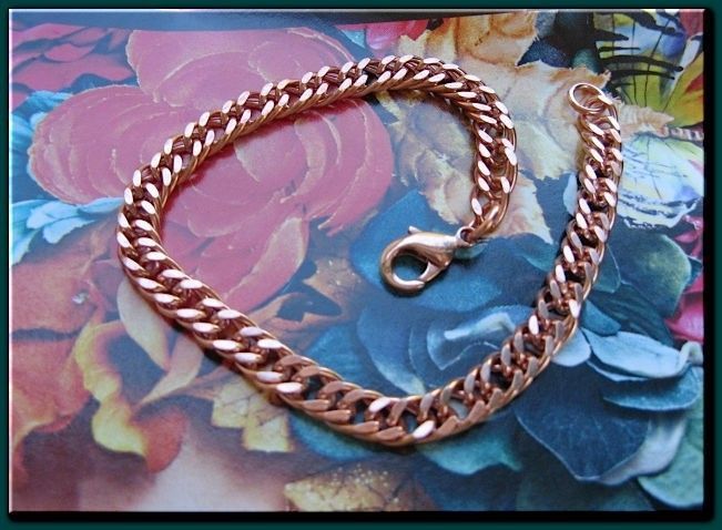 Solid Copper Anklet CA652G – 1/4 of an inch wide – Available in 8 to 11 inches.