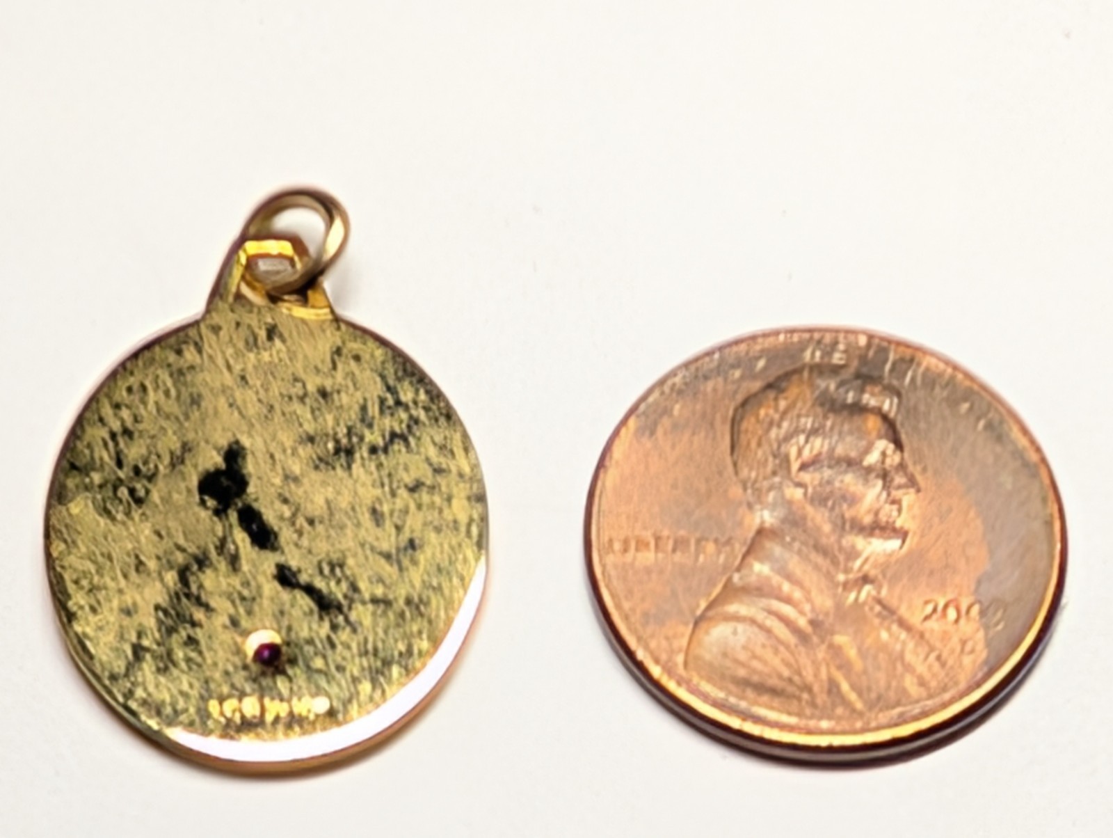 VINTAGE BELL SYSTEMS GOLD FILLED CHARM SIGNED LGB 1/5 10K WEIGHS 3.5 GRAMS