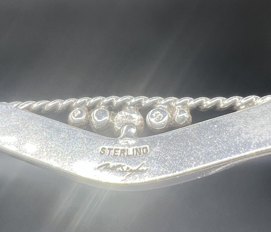 Artisan Made Sterling Silver Cuff Bracelet, 16.45 Grams