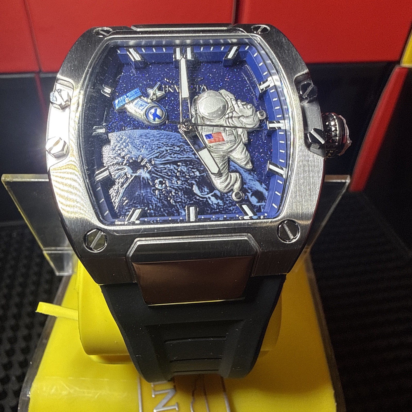 Invicta S1 Rally Moonlander 50643 Astronaut Space Dial 43mm