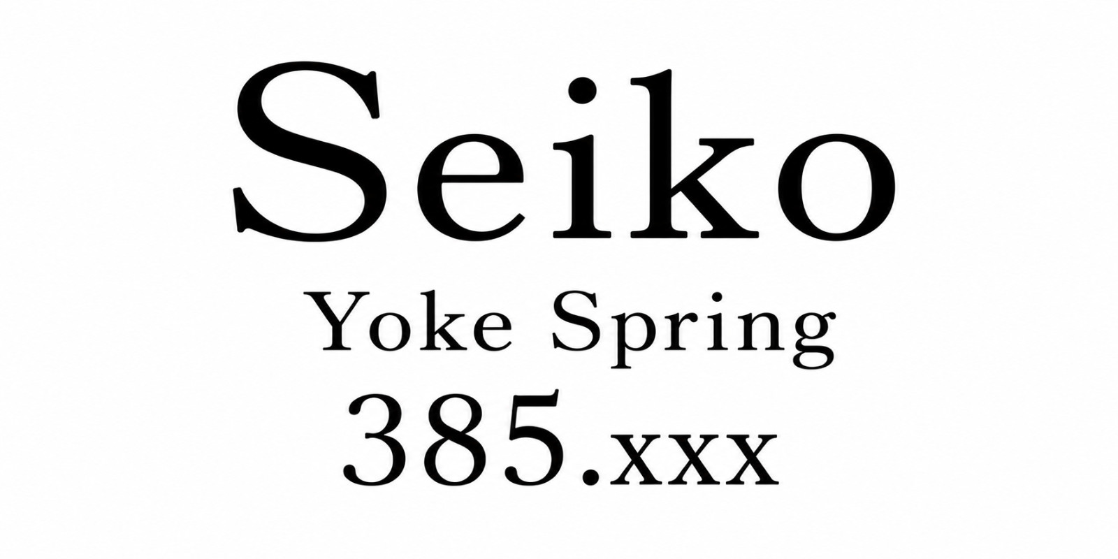 Seiko 385720 Yoke Spring for Cal. 394 395 400 6205 6206 6215 6216 6245 6246