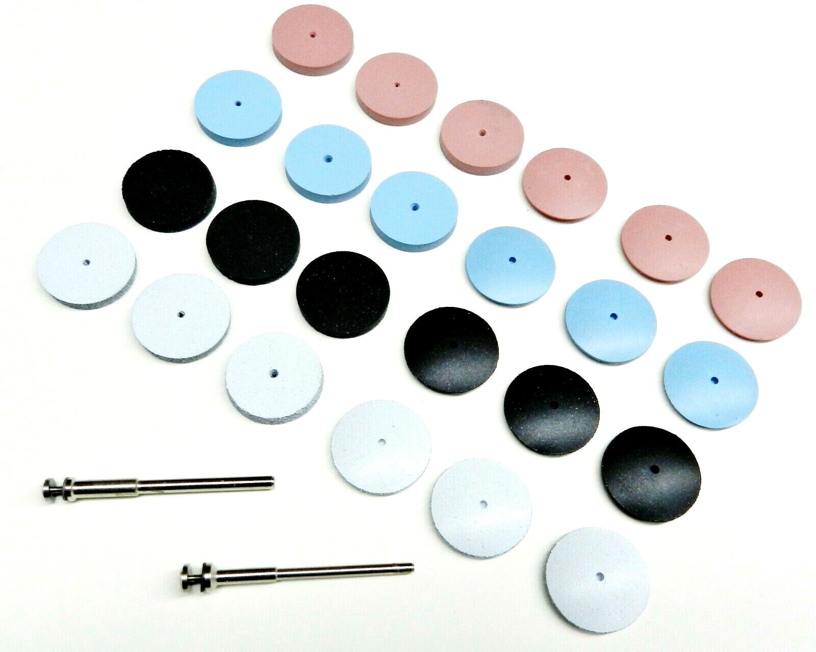 Silicone Polishing Wheel Set of 26 Assortment Kit Jewelry Polishers Made Germany