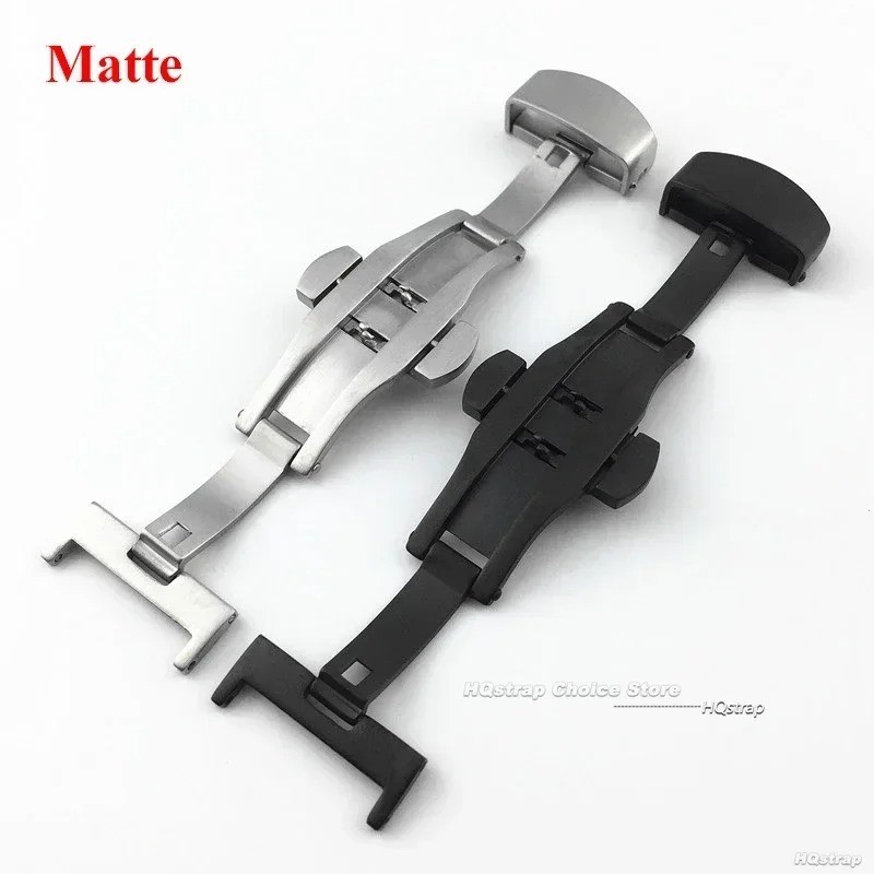 Stainless Steel Watch Band Clasp – Butterfly Deployment Buckle 16-22mm Strap