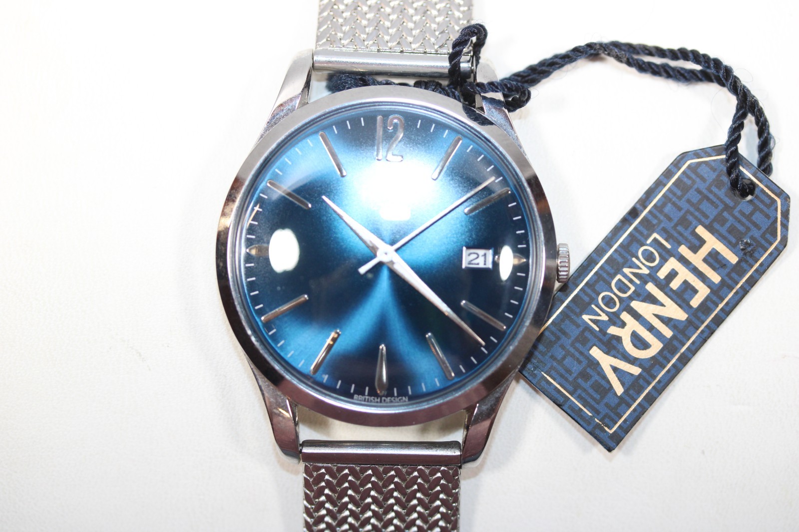 Mens British Designed Henry London Edgeware Chronograph Watch HL41-CS-0023