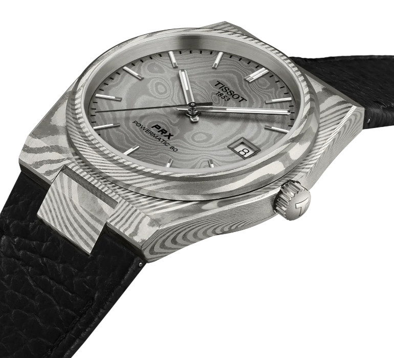 Tissot PRX Damascus Steel Grey Dial Automatic 38mm Men’s Watch T1378079608100