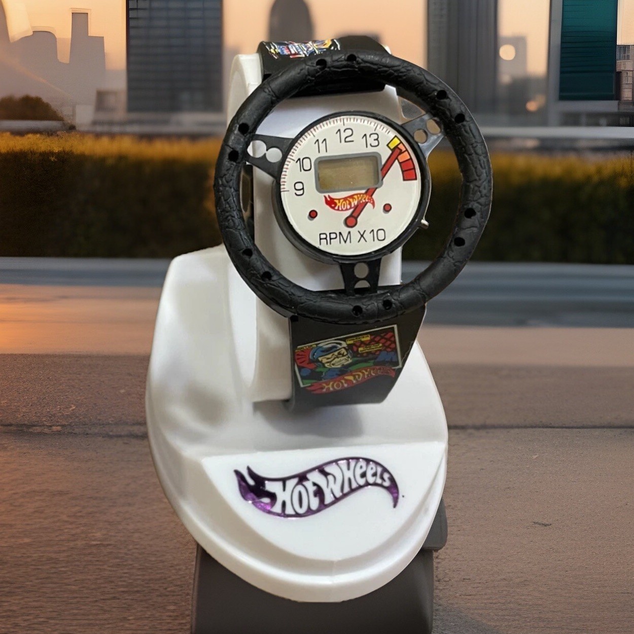 🔥Vintage Hot Wheels🔥Digital Watch🔥1994🔥Steering Wheel🔥New In Package🔥