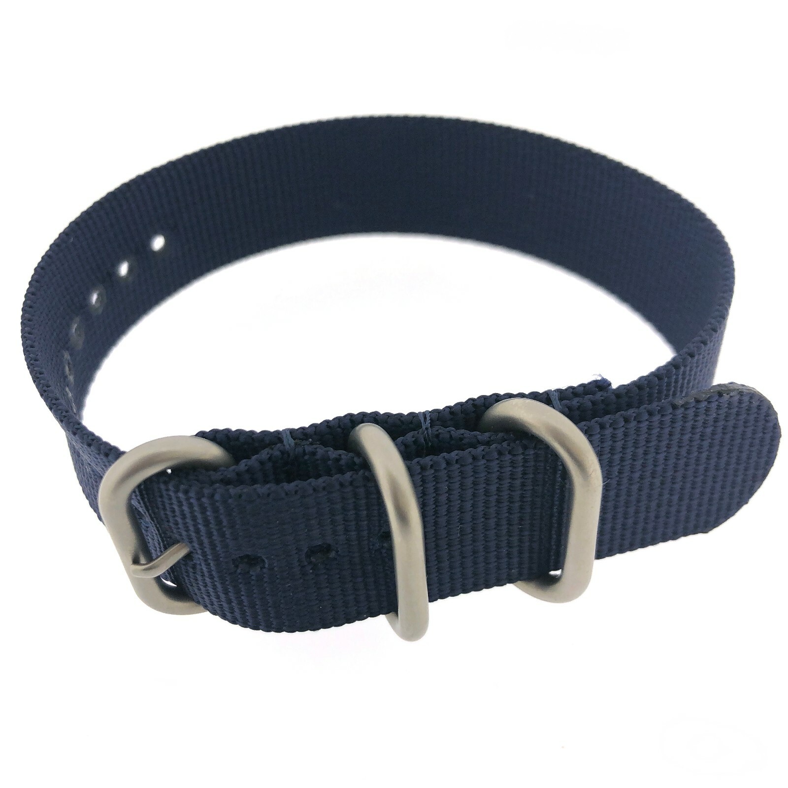 Nylon Easy Install Watch Band One Piece Strap Black Olive Blue 18mm 20mm 22mm