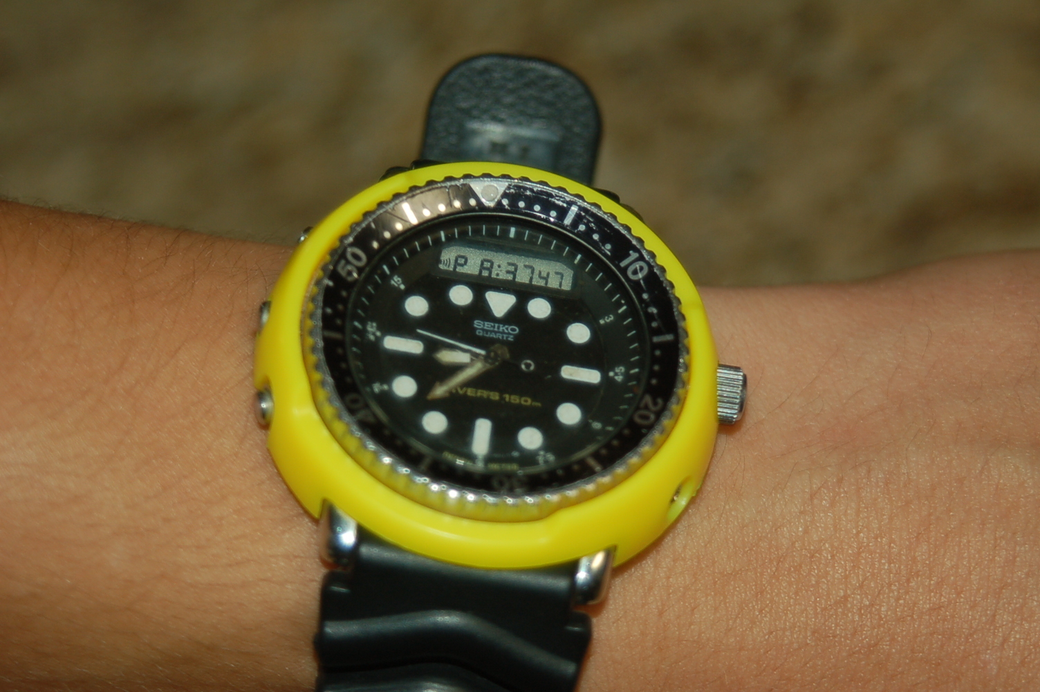 seiko H558-5000 5009 ARNIE 5-shrouds-BLACK,YELLOW,GRAY,BLUE,RED +3 screws tuna
