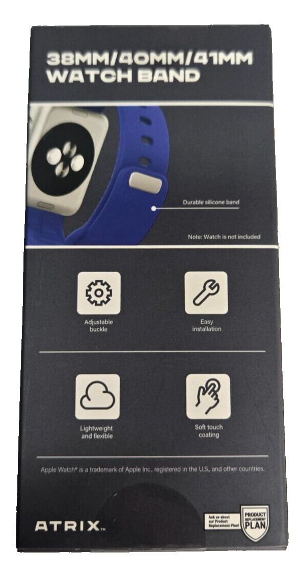 Atrix Adjustable Blue Watch⌚️Band Replacement For Apple Watch 38mm 40mm 41mm