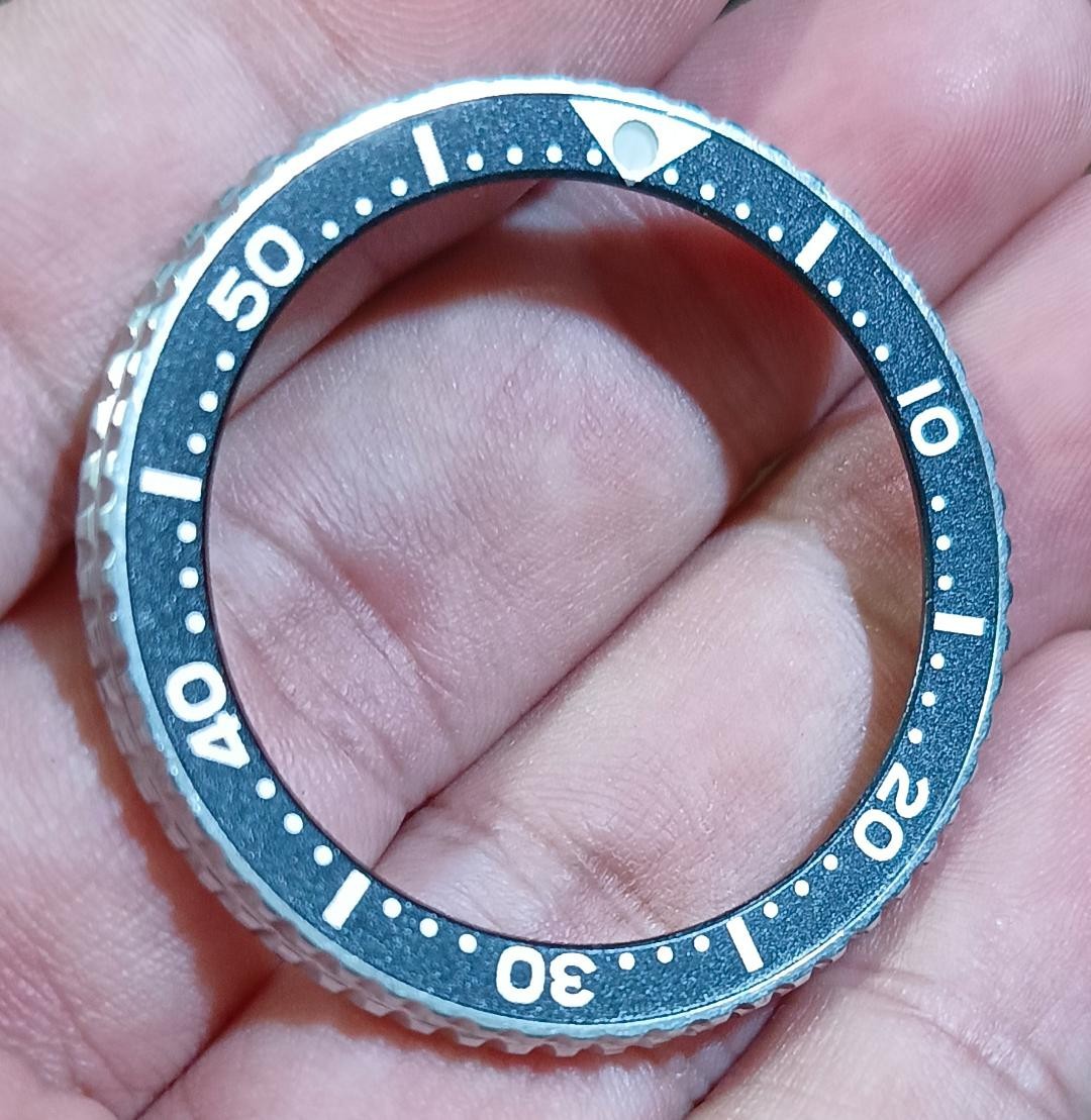 SEIKO SCUBAPRO ORIG BEZEL MATTE INSERT 6306-7000 6306-7001 6309-7040 6309-7049
