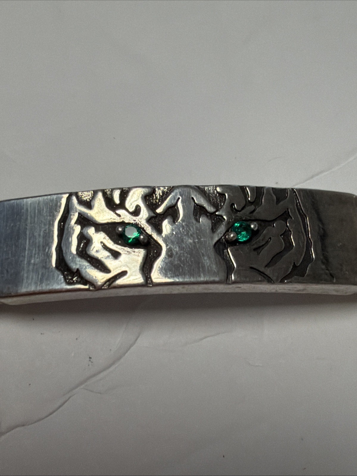 BOCAI Solid S925 Silver Bracelet Pattern Men Women Yiger Tank 20cm
