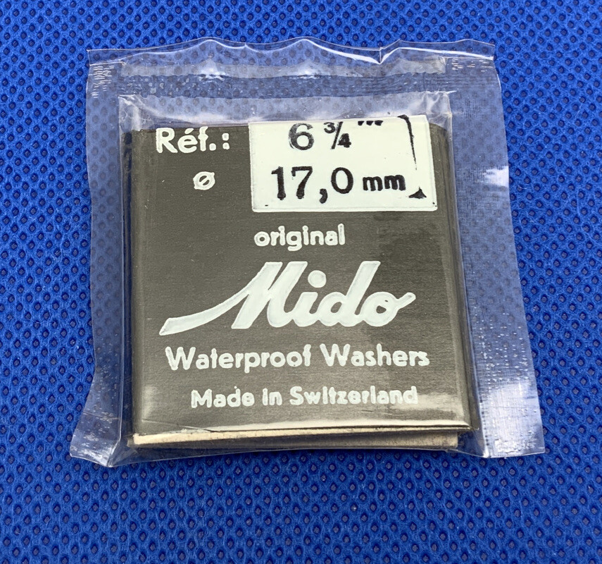 Mido Ref 6.75 – 17.0 mm Waterproof Washer. Sealed. NOS 03-50 R