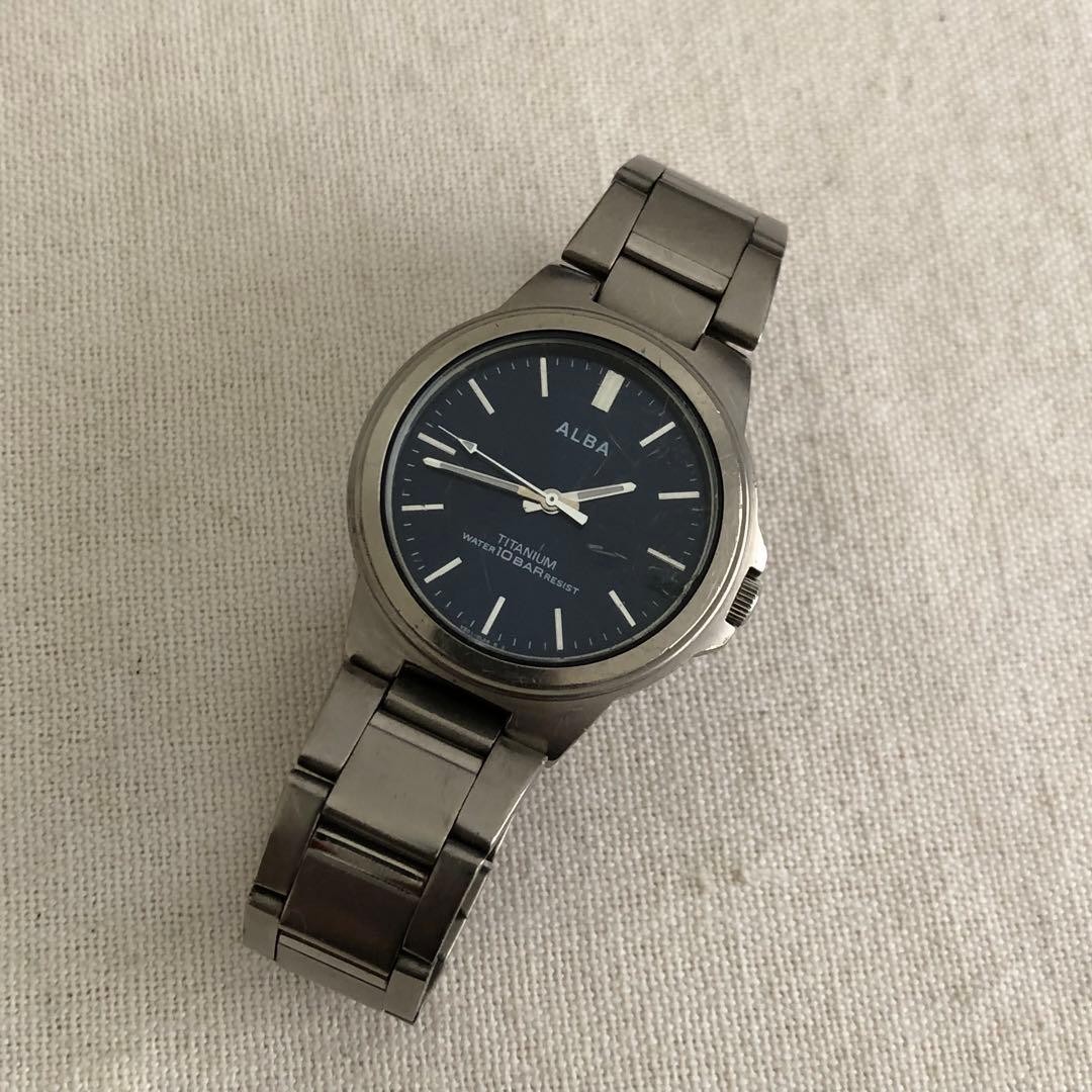 [Used] SEIKO ALBA TITANIUM Quartz V501-0DN0