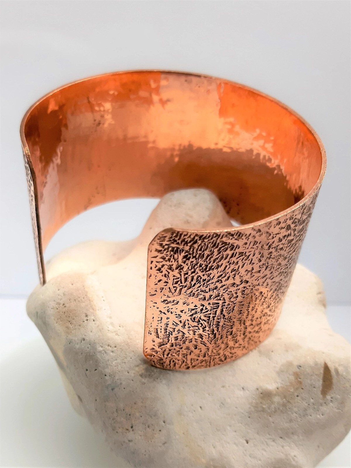 Pure copper adjustable bracelet with hammer work,handmade,free UK delivery,gift