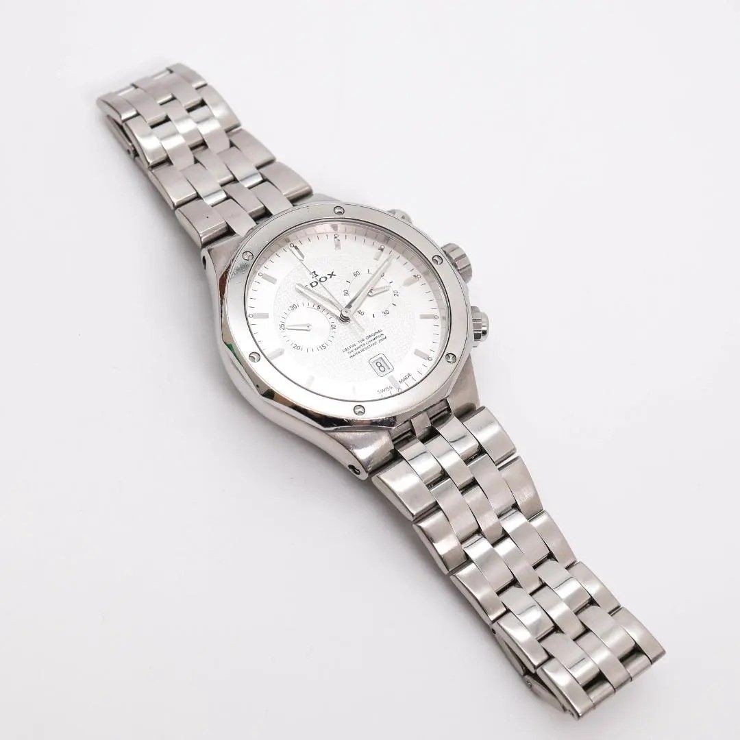 [B1P] EDOX Delfin 200m Chronograph Quartz Men’s Wristwatch [m9r]