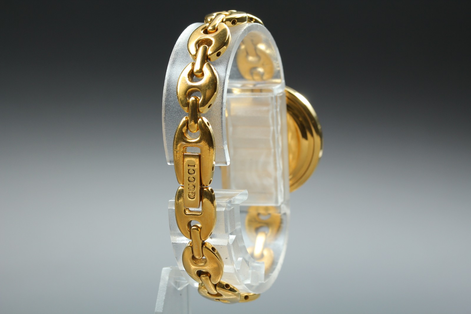 [Near MINT] GUCCI Change Bezel Gold Color 11/12.2 26mm Quartz Women’s Watch