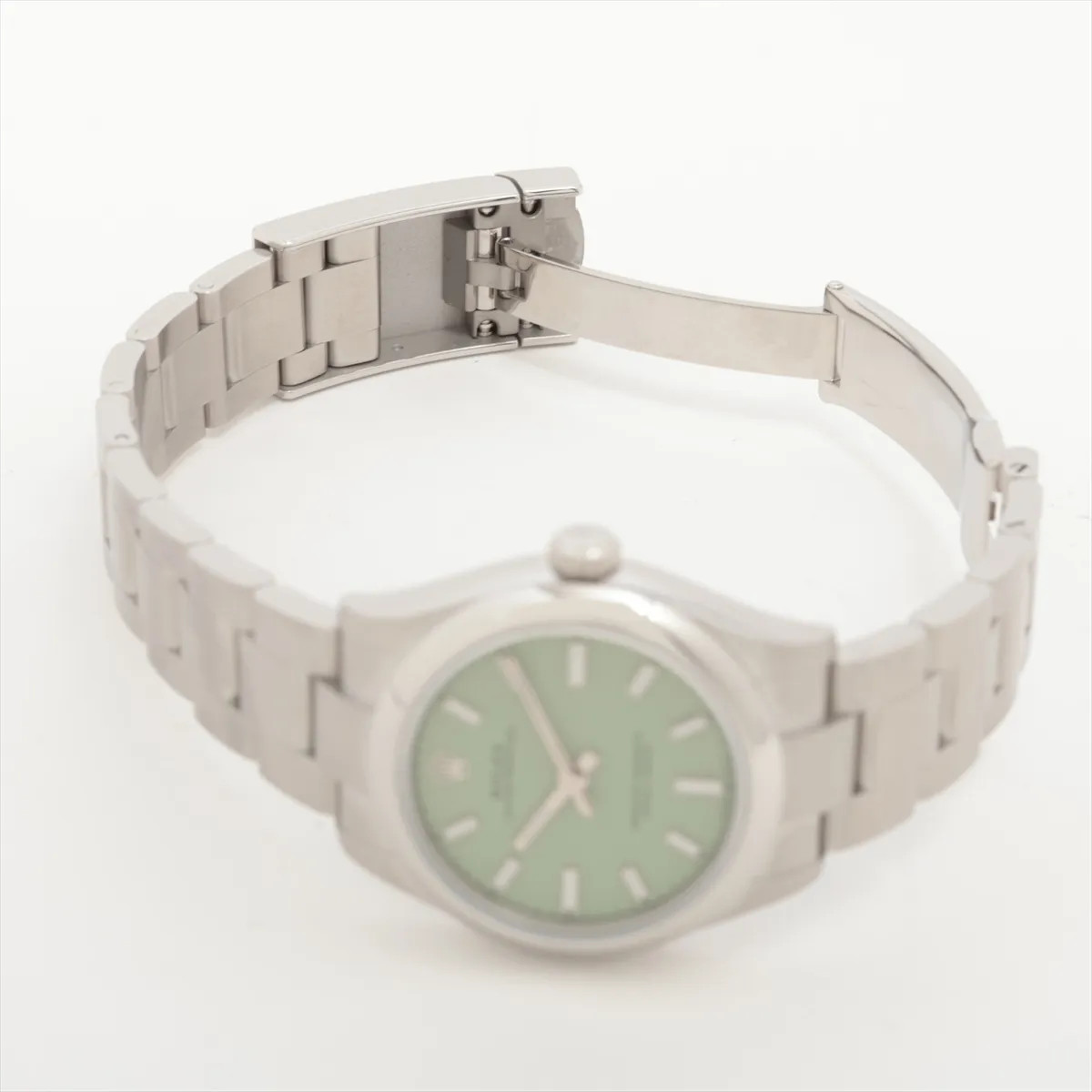 Rolex Oyster Perpetual 31 277200 SS SS AT pistachio dial