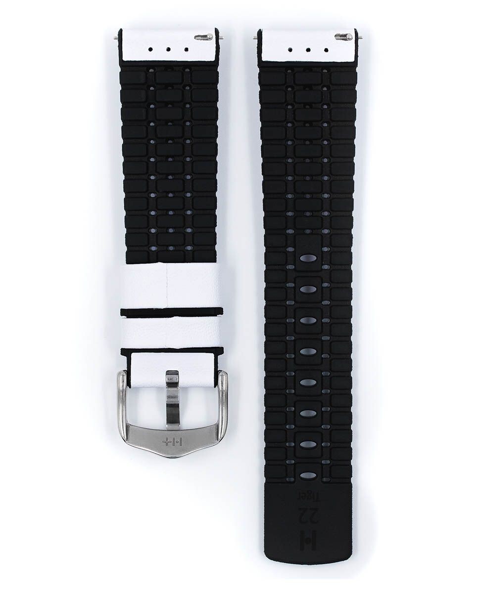 Watch strap deer tiger calfskin rubber 18 mm, 20, 21 mm, 22 mm, 24 mm DE