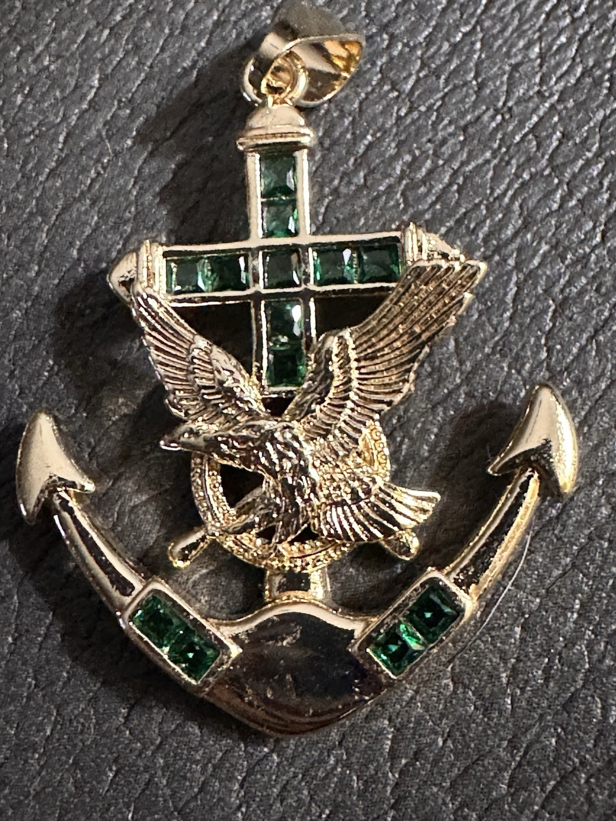 Cross Anchor Pendant Beautiful 14 Kt Gf