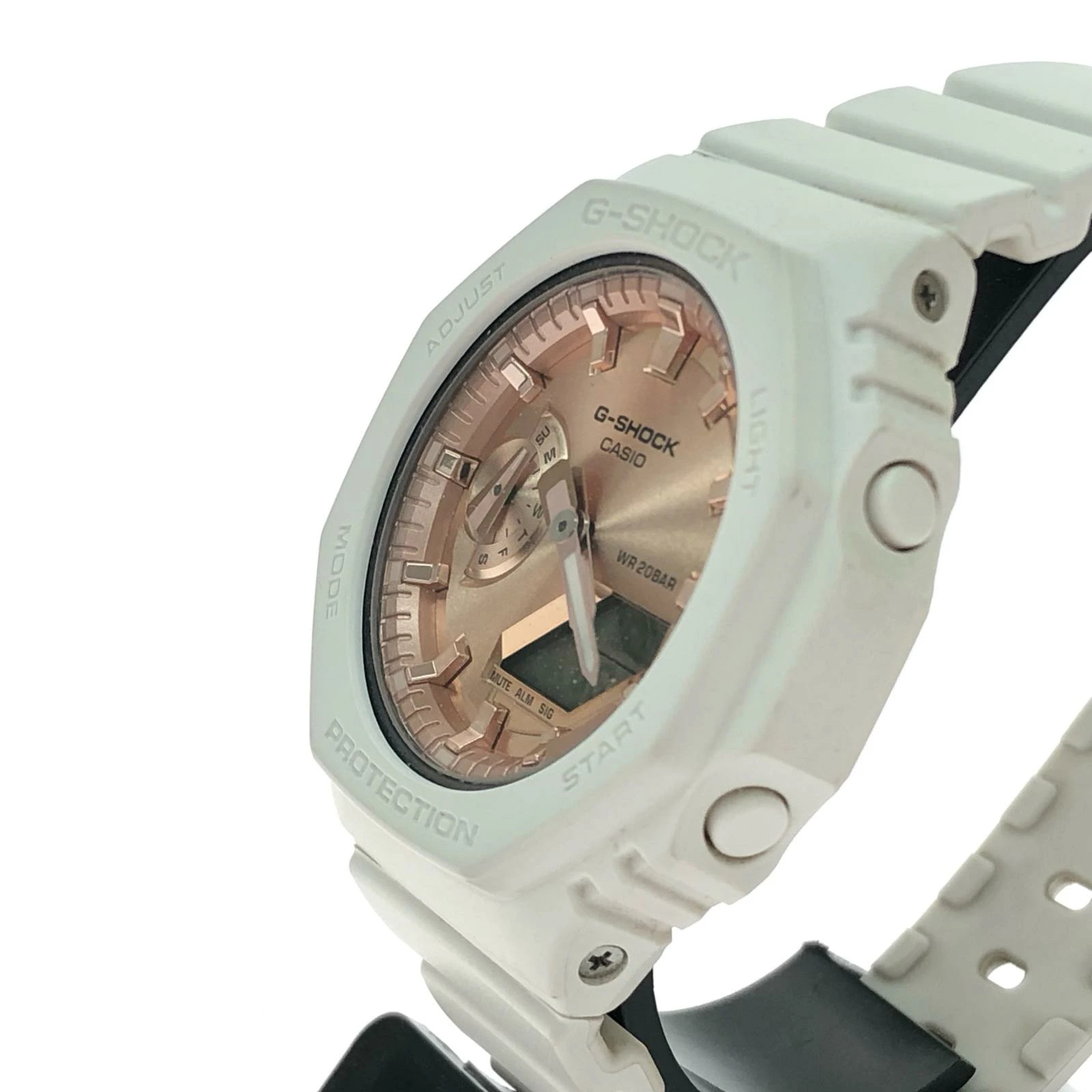 CASIO Ladies Watch Quartz Digital Analog Baby G Pink Gold Dial GMA S2100MD Rank