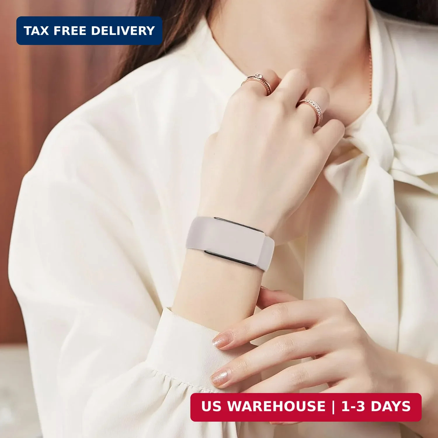 Comfortable Silicone Replacement Strap for Whoop 4.0/3.0 – Adjustable & Odorless