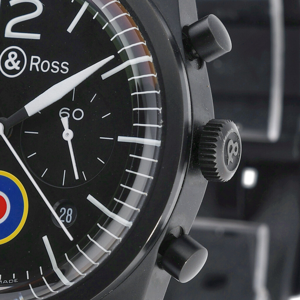 Bell & Ross Br126 BR 126-94-SC with 41mm PVD case and Black dial. Excellent c…