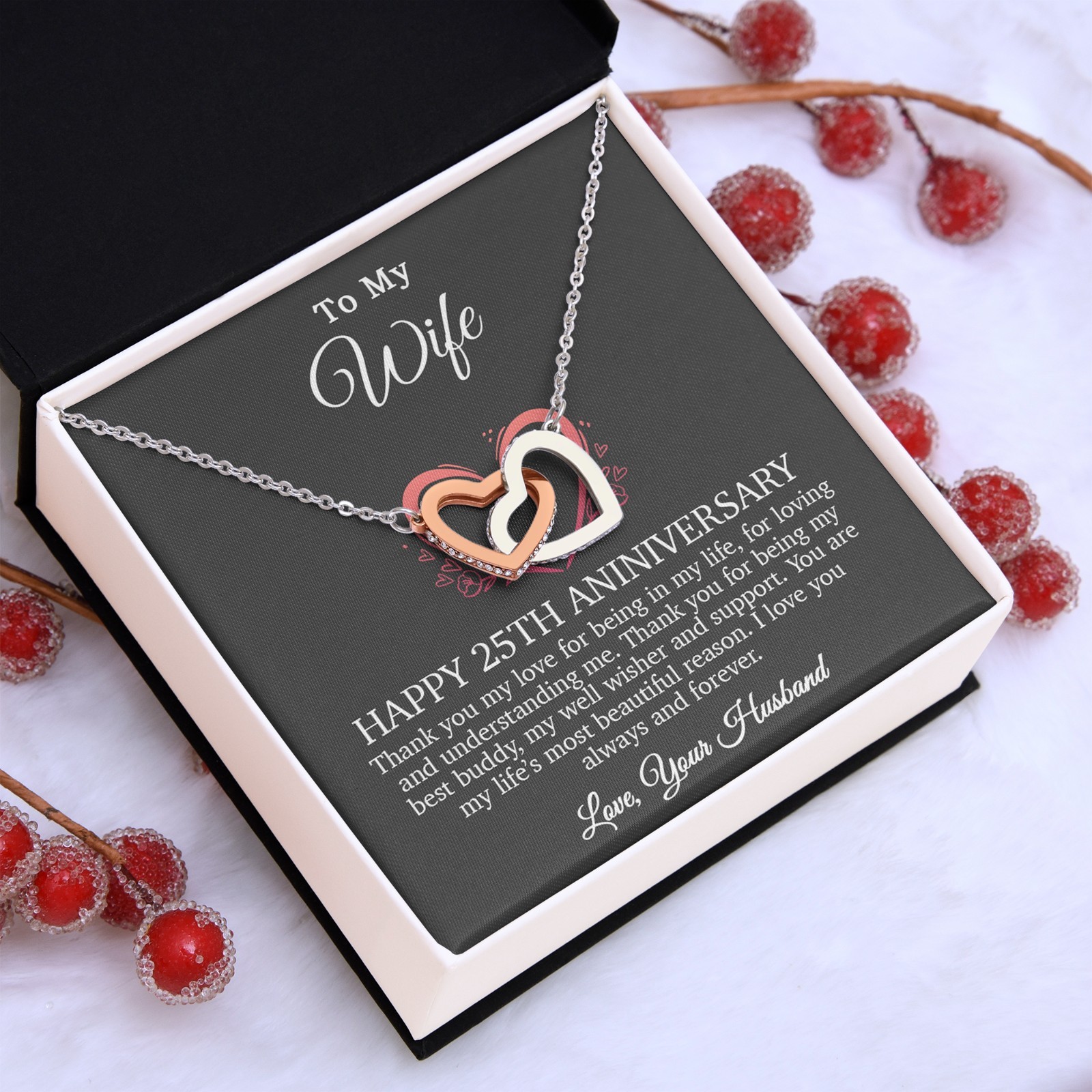 25th Anniversary Gift For Wife, 25 Year Anniversary Gifts, 25th Wedding Annivers