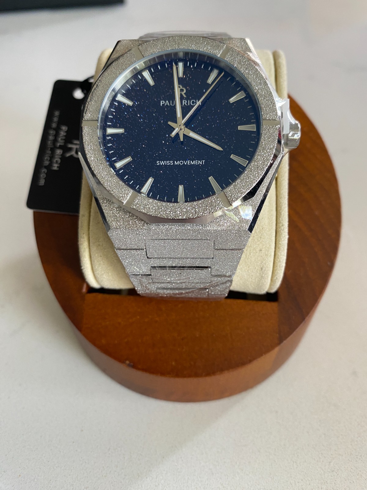 Paul Rich Frosted Star Dust II Silver Blue Face | Brand New 43mm –