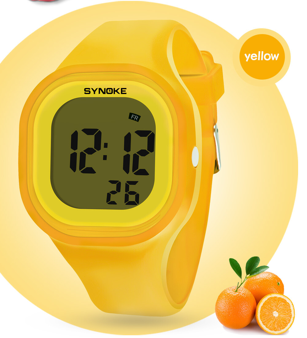 Male and Female Digital Sports Watches LED Electron Luminous Silicone Watches US