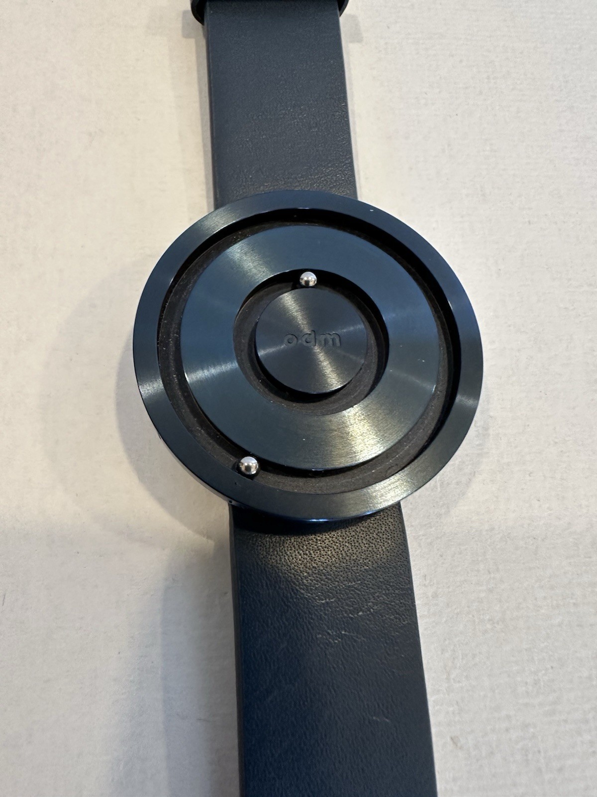 RARE ODM MARS MAGNETIC Midnight Blue Watch Great W/ORIGINAL BOX O.D.M.