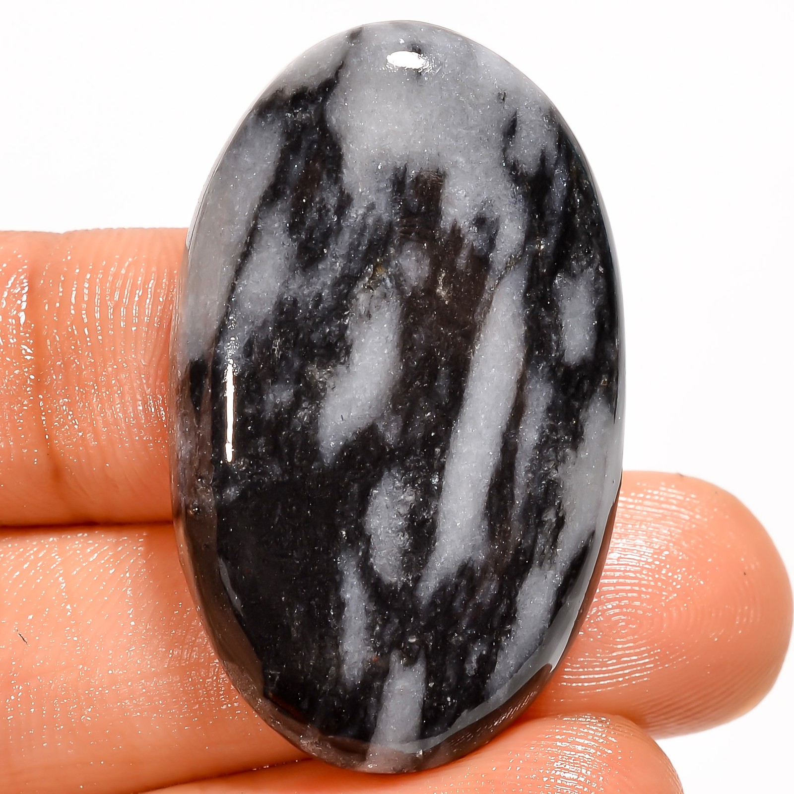 100% Natural Buffalo Turquoise Oval Cabochon Gemstone 50.5 Ct 36X22X6 mm A-36788