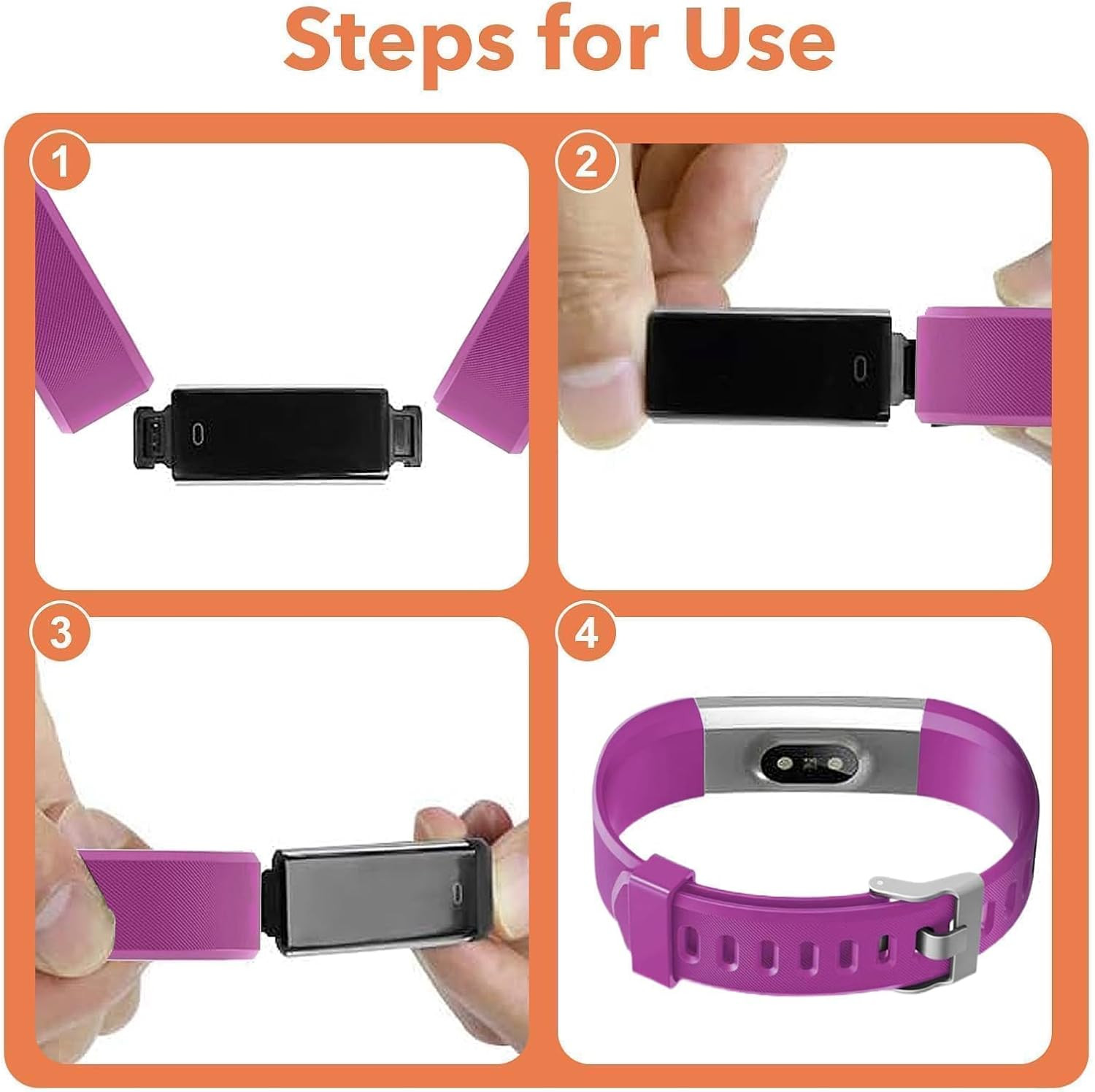 Watch Bands Replacement for Id115Plus HR, Very Fit Pro Activity Fitness Tracker