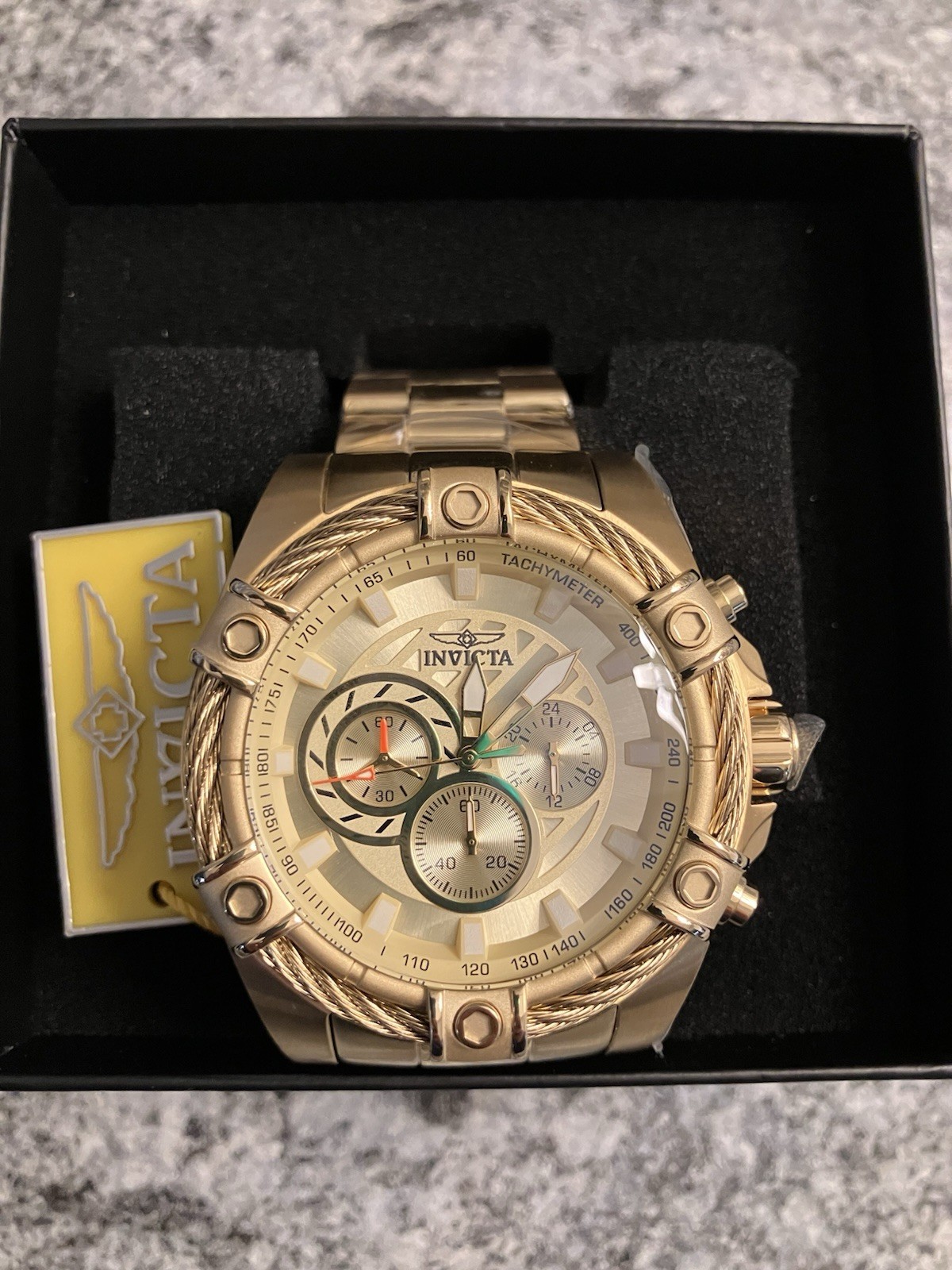 Invicta Bolt Ace Men’s Model 49815 52mm Gold