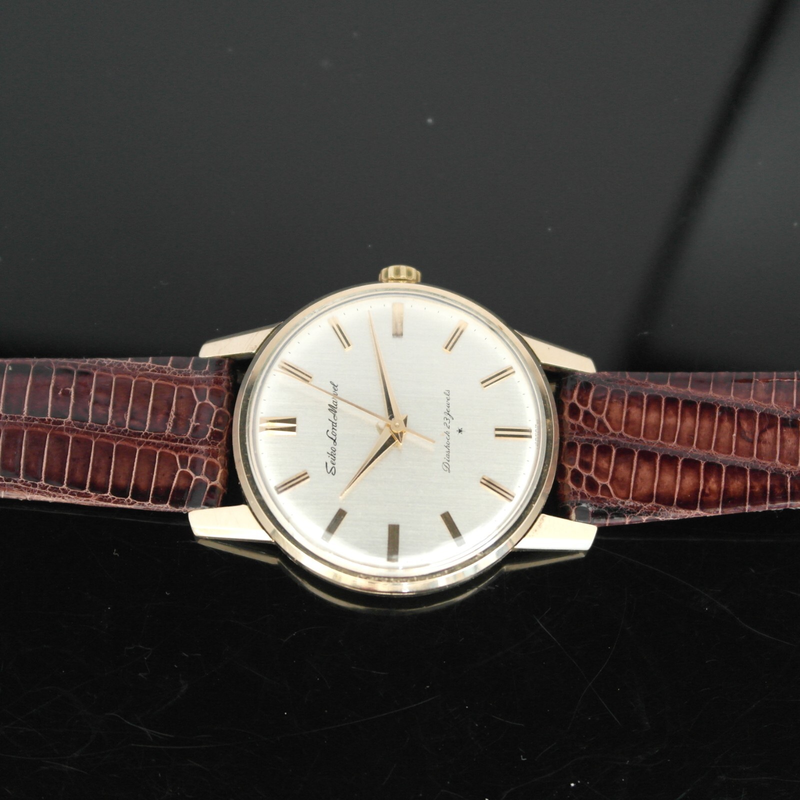 Vintage Seiko Lord Marvel 1962 Gold Filled Case Classic Luxury Men’s Watch 15027