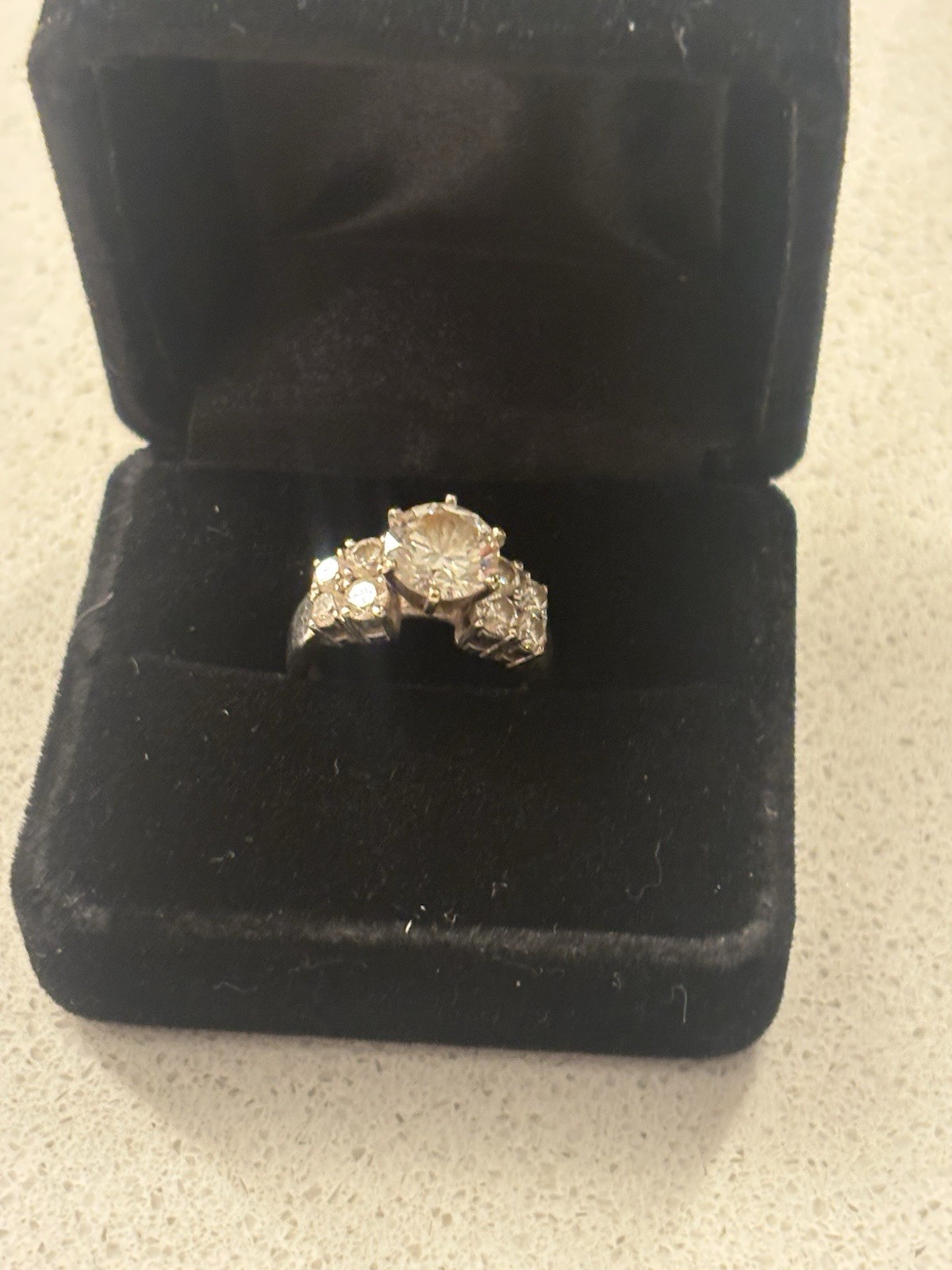Lab-Created Round Diamond Engagement Ring 1.99ctw 14k White Gold Size 7 PGS