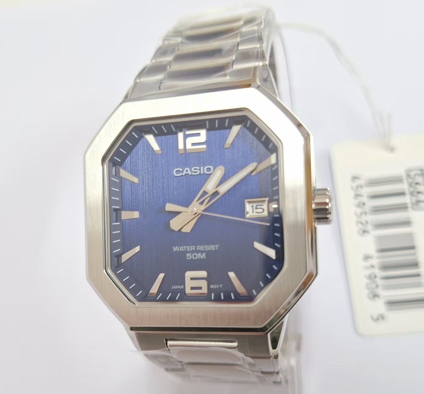 CASIO MTP‑B195 Series MTP-B195D-2A Blue Dial Analog 38 mm New Men’s Watch