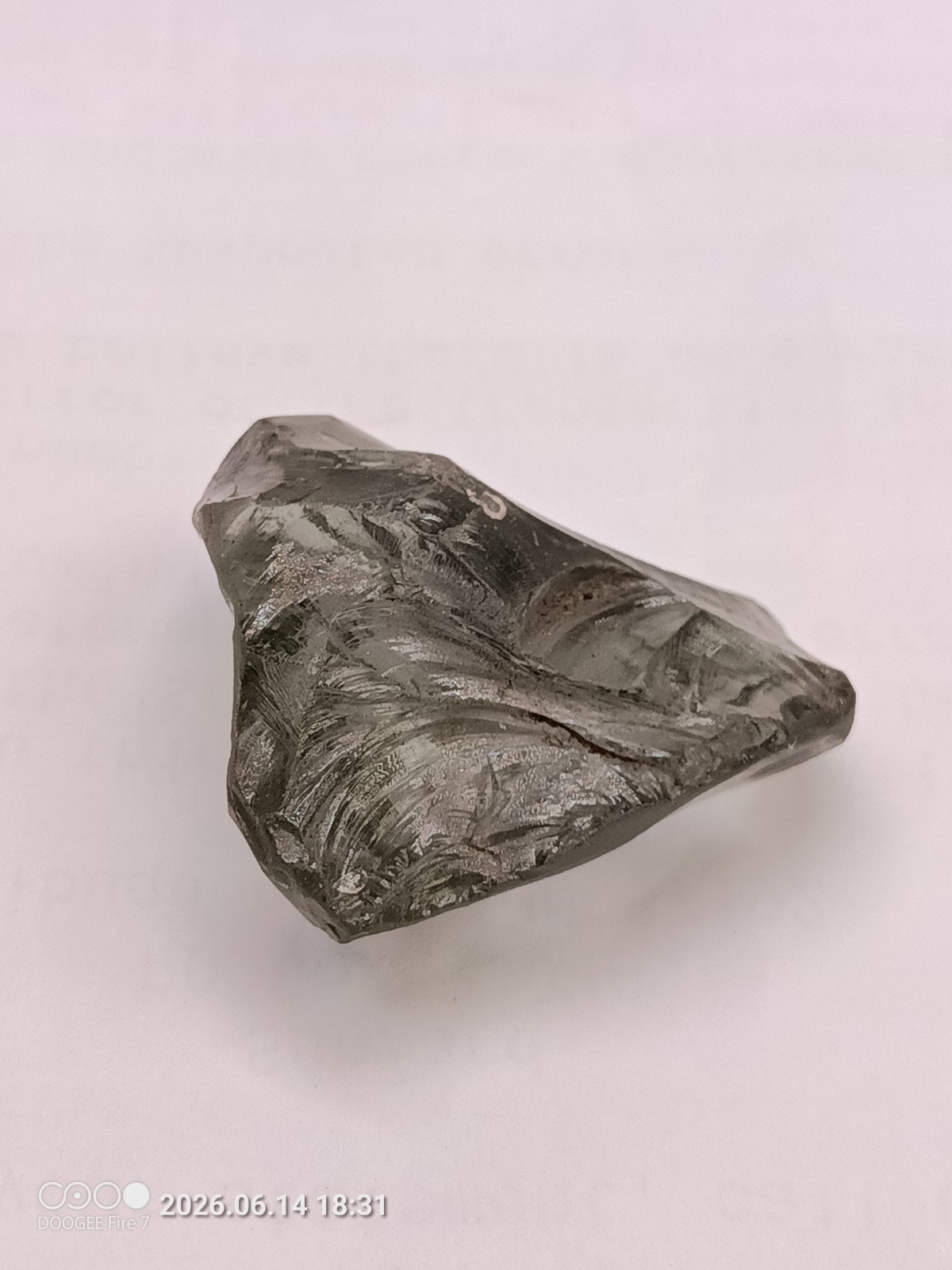 75ct 15gm VVS1 Natural Grey Grey Blue Tanzanite Rough Found