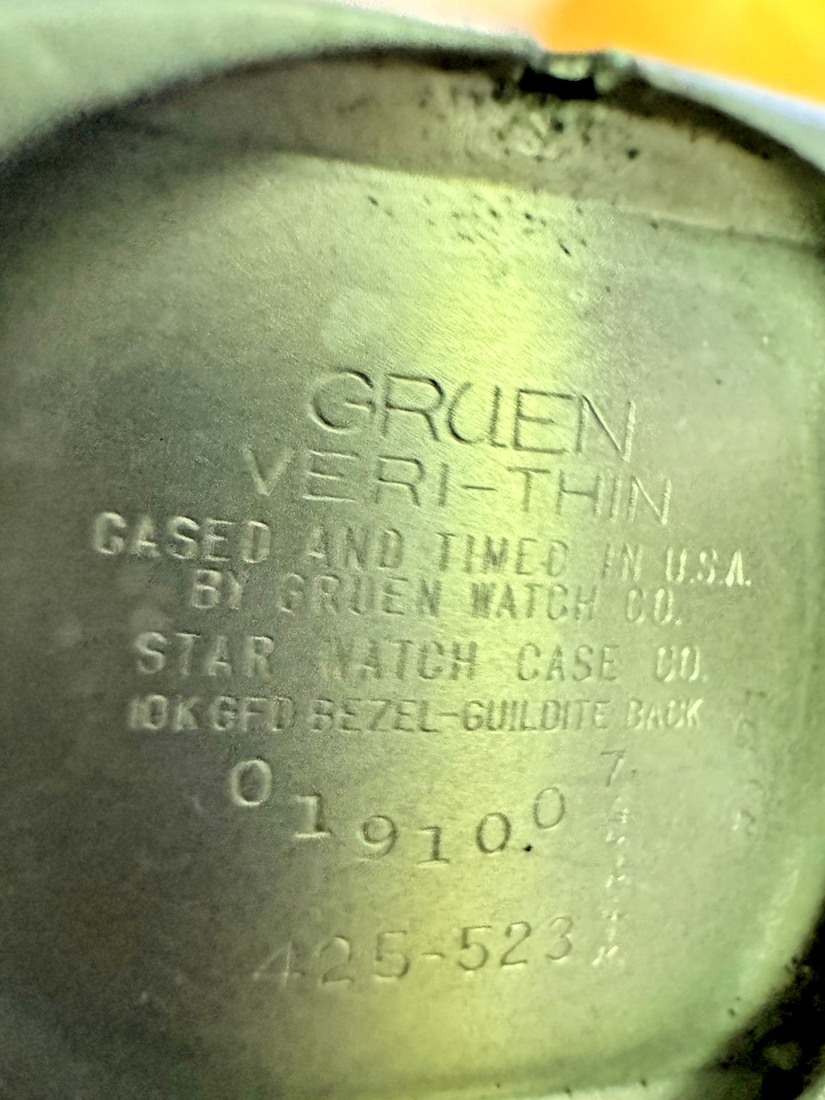 Vintage 1940’s Men’s Gruen Precision 17J Veri-Thin Mechanical Watch Runs