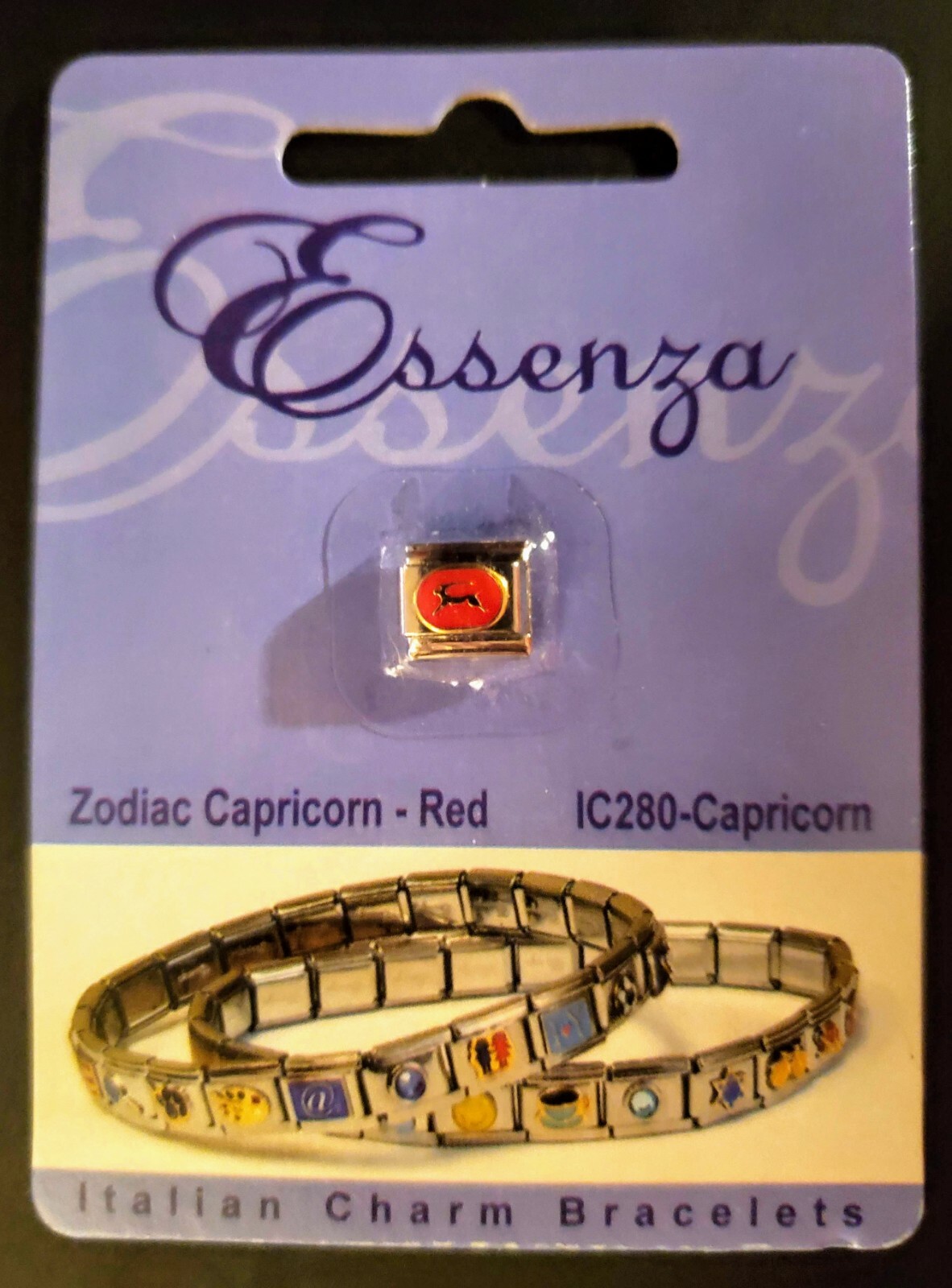ESSENZA ITALIAN CHARM – RED ZODIAC LINKS